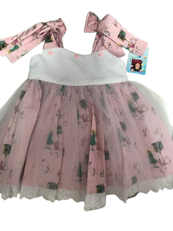 Sonata Pink Dress with Tulle